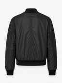 Bomber technique noir à doublure Check