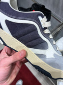 Sneakers Re-Web GG jacquard dégradé gris et bleu marine