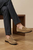 Chaussures Cuir Beige