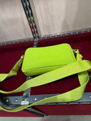 Sac Bandoulière GG Embossé Vert Néon