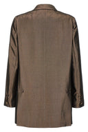 Veste Soie Marron
