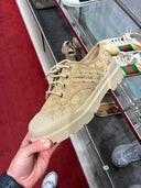 Chaussures derby chunky monogrammées beige