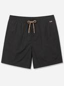Short casual léger à cordon check signature noir