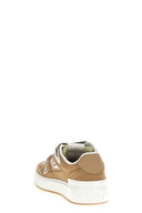 Sneakers Cuir Beige