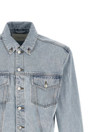 Veste Coton Bleu Clair