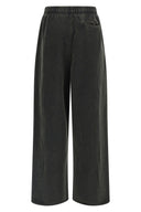 Pantalon Coton Noir