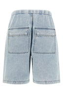 Short Coton Bleu Clair