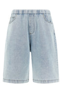 Short Coton Bleu Clair