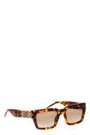 The Tortoiseshell Square Metope Sunglasses – Lunettes de Soleil Carrées Homme en Acétate