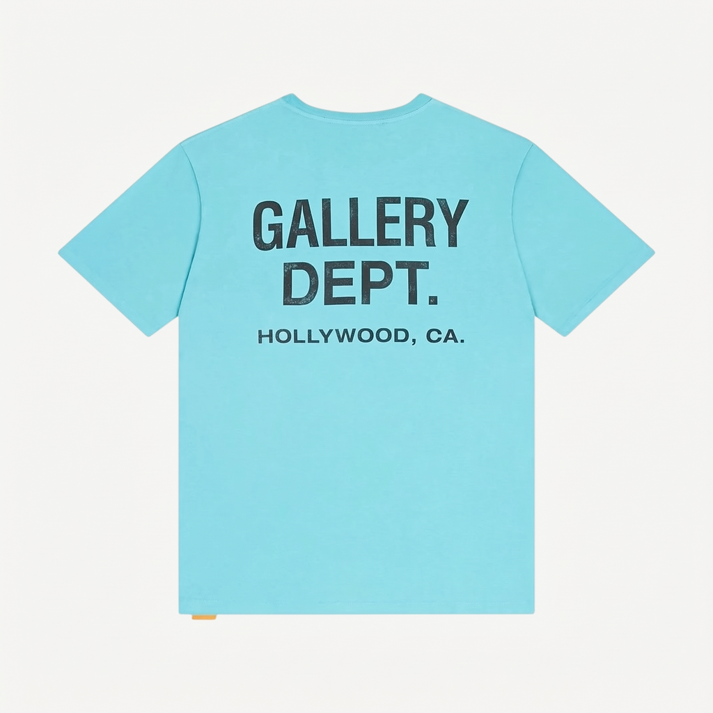 T-shirt Gallery Dept. Souvenir Turquoise – dos