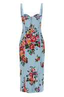 Robe Satin Multicolore