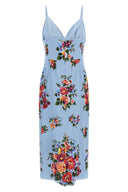 Robe Satin Multicolore