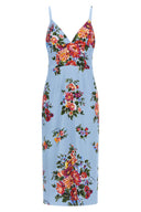 Robe Satin Multicolore