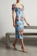 Robe Soie Multicolore