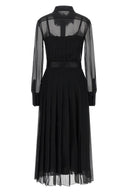 Chemise Satin Noir
