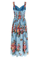 Top Coton Bleu Clair