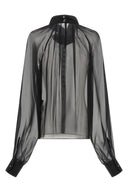 Chemise Soie Noir