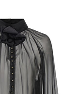 Chemise Soie Noir
