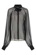 Chemise Soie Noir