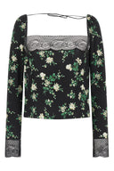 Top Soie Noir