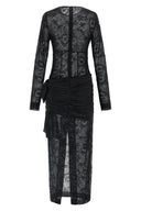 Robe Soie Noir