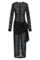 Robe Soie Noir