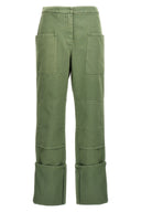 Pantalon Coton Vert