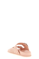 Sandales Cuir Rose