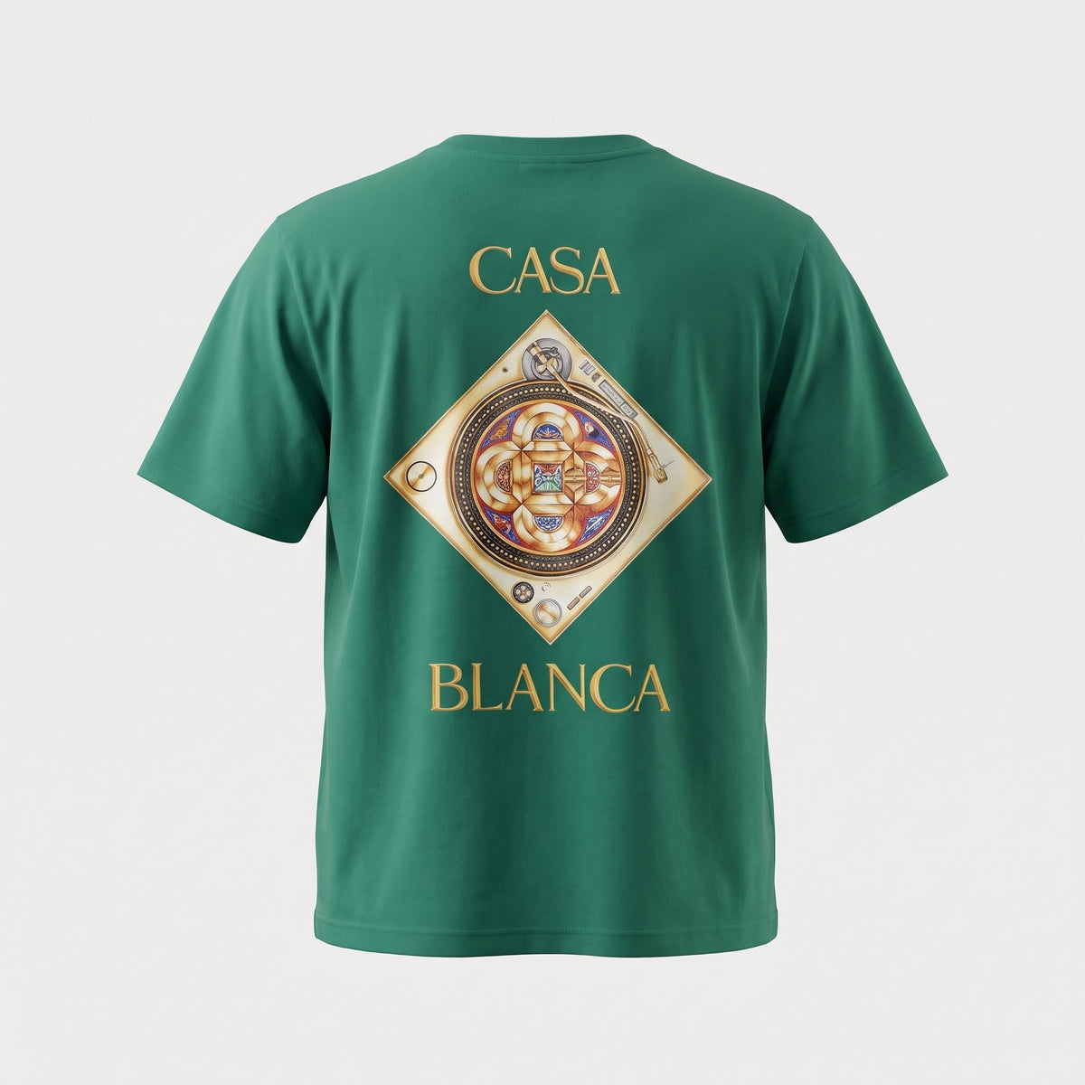T-shirt Casablanca Plafond Orne de Musique Evergreen – dos
