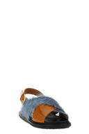 Sandales Shearling Multicolore