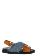 Sandales Shearling Multicolore