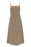 Robe Satin Gris