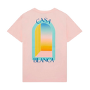T-shirt Casablanca l'Arche Colorée Pink