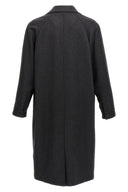 Manteau en cachemire à simple boutonnage