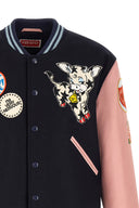 Veste Cuir Multicolore
