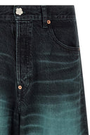 Pantalon Cuir Bleu