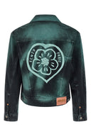 Veste Denim Gris