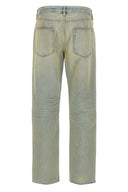 Pantalon Cuir Bleu Clair