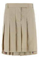 Jupe Coton Beige