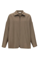 Veste Cuir Beige
