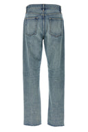 Pantalon Cuir Bleu