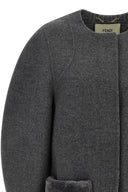 Veste Laine Gris