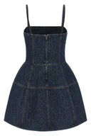 Top Denim Bleu