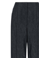 Pantalon Cuir Bleu