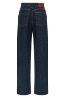 Pantalon Cuir Bleu