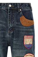 Pantalon Coton Bleu