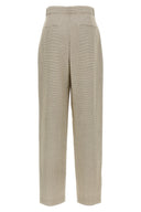 Pantalon à micro-carreaux