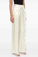 Pantalon Soie Blanc