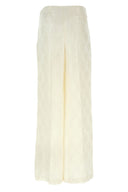 Pantalon Soie Blanc