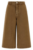 Short Coton Marron